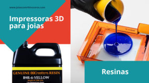 Read more about the article Impressora 3D para joias – 6 coisas que você precisa saber antes de comprar – Parte 4 – Resinas