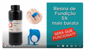 Vídeo Resina para fundição de joias